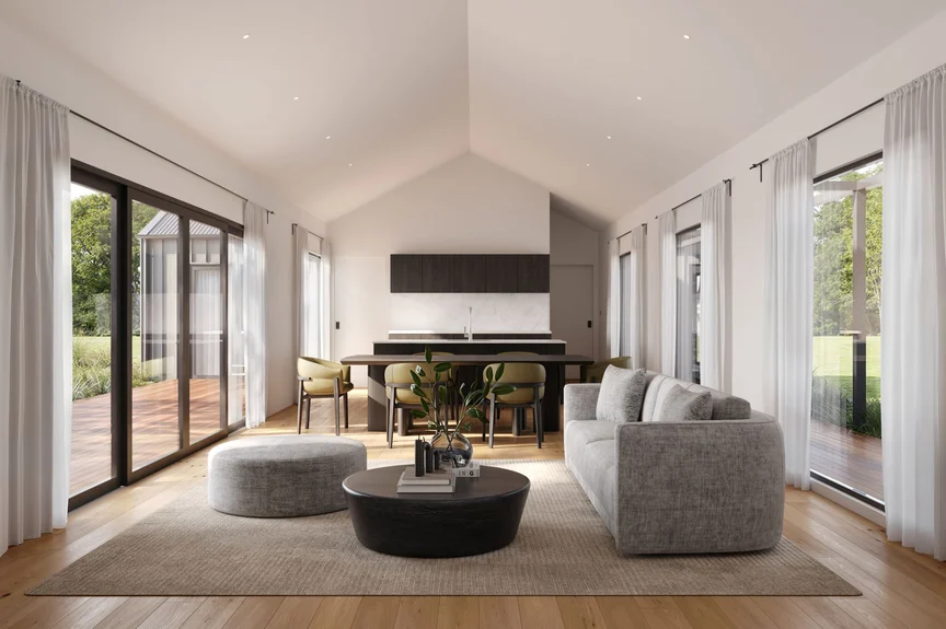 Newhaven 19 Modern Gable Interior Living Kitchen